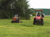 Grass Cutting in Jurong Island