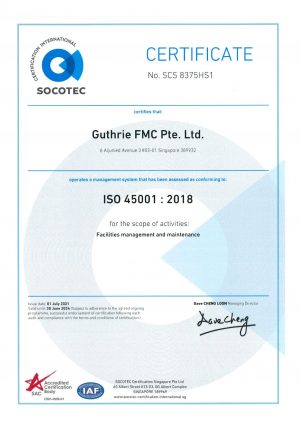 Guthrie FMC Pte Ltd_ISO 45001_2024